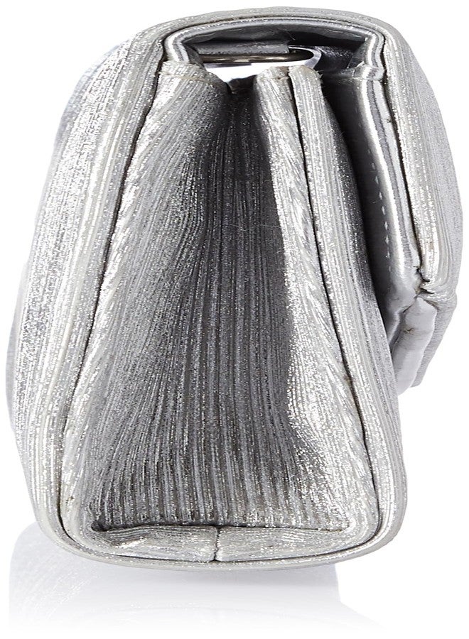 Caprese womens ERYKA C Large SILVER Clutch - Image 3